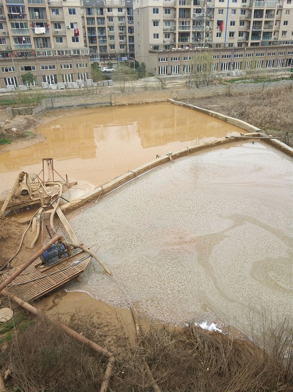 大丰镇沉淀池淤泥清理-厂区废水池淤泥清淤